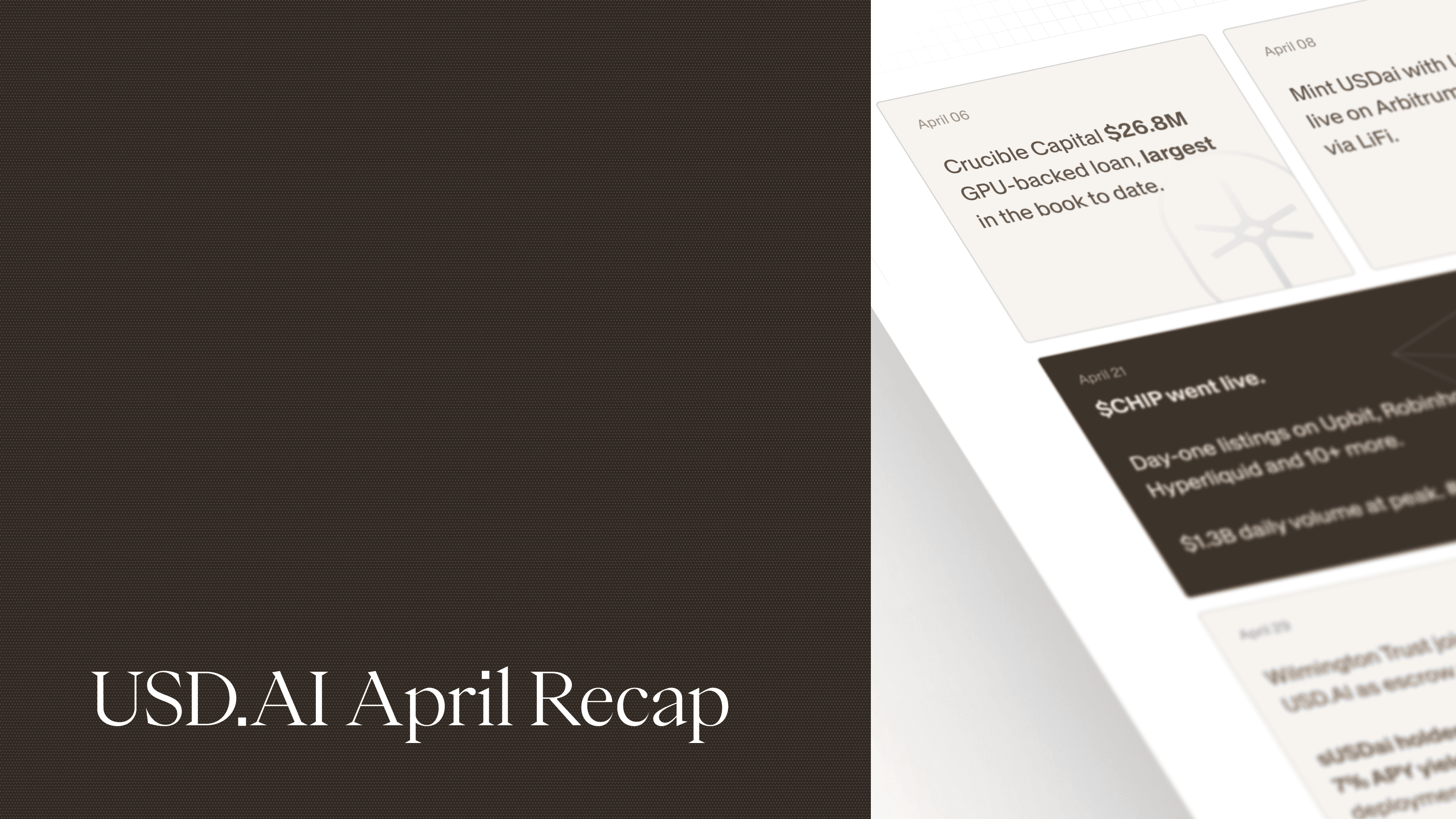 USD.AI April Recap | USD.AI